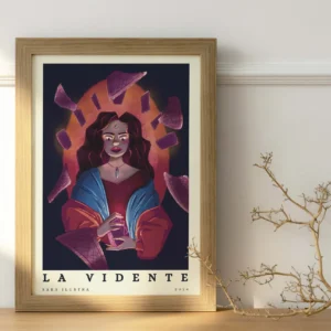 Póster de Mujer Tarotista Imprimible
